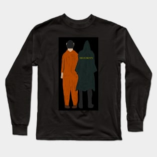 david dunn and his villain the man in orange (painted) Long Sleeve T-Shirt